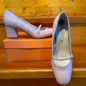 Unisa, Evie shoes, medium pink fabric, 8, NWT